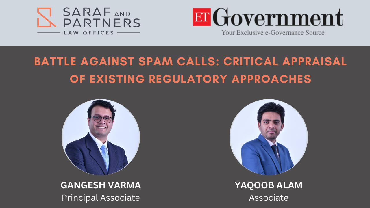 Battle against spam calls: Critical appraisal of existing regulatory approaches